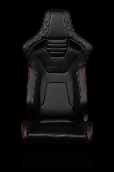 BRAUM Elite-X Racing Seats w/Stitching (Pair) - Mafia Motorsports