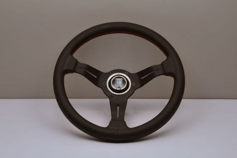 NARDI DEEP CORN 33Φ Nardi Deep Corn (Black Leather w/Black Spokes) – Mafia Motorsports